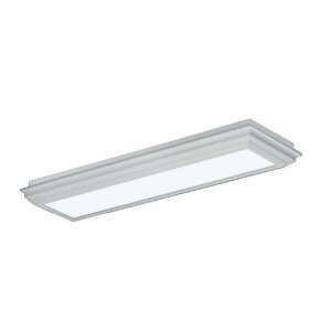   Wood Molding 2 Light Flush Mount in White