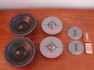 LOT INFINITY RS5 COMPONENTS WOOFERS POLYDOME MIDRANGE EMIT TWEETER 