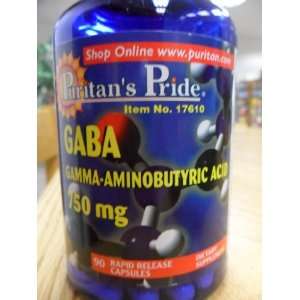  Gaba Gamma Aminobutyric Acid 750mg   90 Rapid Release Caps 
