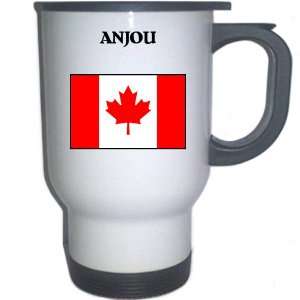  Canada   ANJOU White Stainless Steel Mug Everything 