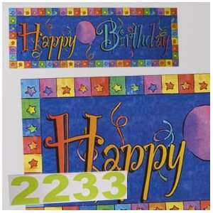  SALE Giant Happy Birthday Banner SALE Toys & Games