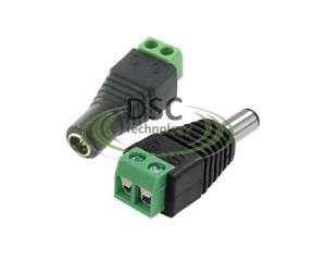 16pcs (8 Female and 8 male) DC Power Jack Connector  