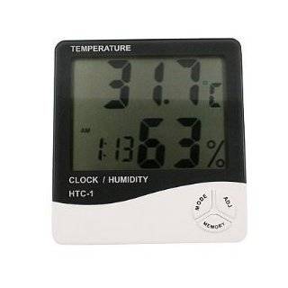 LCD Display Temperature and Humidity Meter with Alarm Clock Hygrometer