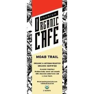 Premium Organic Cafe Moab Trail 2 Oz Sample   Dark Roast  