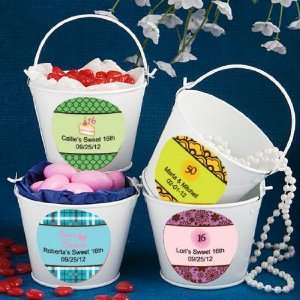  Personalized Expressions Pail Favors S16