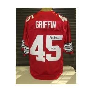  Archie Griffin Signed Nike Ohio State Buckeyes Jersey w/74 