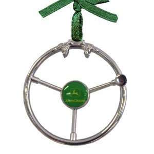 John Deere Steering Wheel Ornament   NASCAR NASCAR Fan Shop Sports 