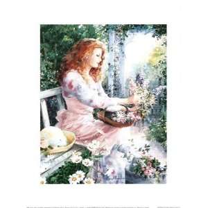   Romantic Garden   Poster by Lise Auger (11.75 x 15.75)