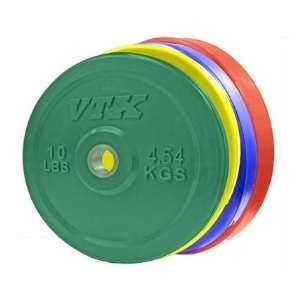  VTX 10 lb. Colored Bumper Plate   Green (O 010SBP) Sports 