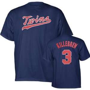   Cooperstown Throwback Player Name and Number Minnesota Twins T Shirt