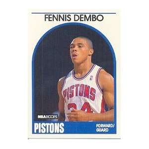  1989 90 Hoops #72 Fennis Dembo