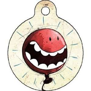  Happy Balloon Pet ID Tag for Dogs and Cats   Dog Tag Art 