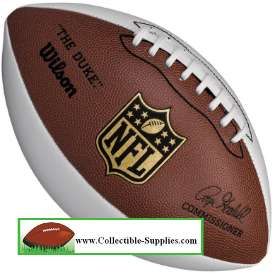 ship immediately autograph full size football signed by roger goodell