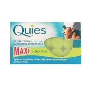  Quies Maxi Silicone Ear Plugs 3 Pair Health & Personal 