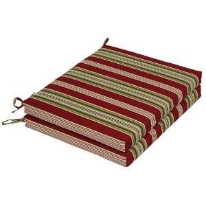  Croft and Barrow 2 pk. Striped Outdoor Seat Cushions 
