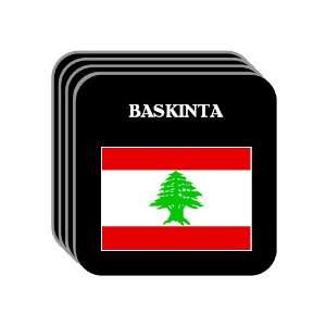  Lebanon   BASKINTA Set of 4 Mini Mousepad Coasters 