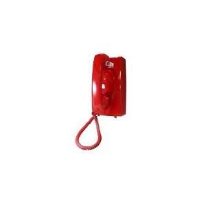  NO DIAL WALL PHONE RED Electronics