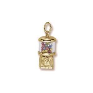  Rembrandt Charms Gumball Machine Charm, 14K Yellow Gold 