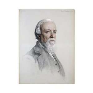   August Sandys   Portrait Of Robert Browning Giclee