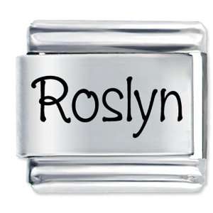 Name Roslyn Italian Charms Bracelet Link Pugster Jewelry