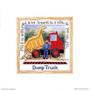  Dump Truck Finest LAMINATED Print Lila Rose Kennedy 8x8 