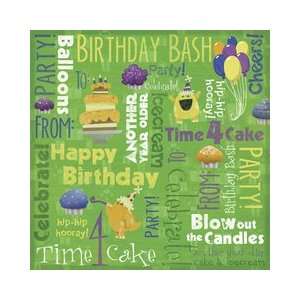   12X12 Birthday Bash Collage; 25 Items/Order Arts, Crafts & Sewing