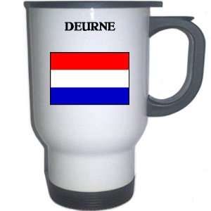  Netherlands (Holland)   DEURNE White Stainless Steel Mug 
