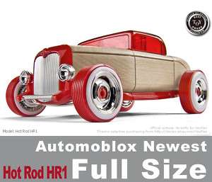 Automoblox Car Hot Rod HR1 Wooden Car Model Toys NEWEST  