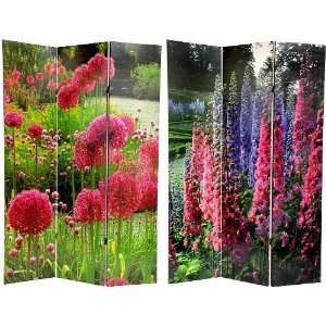    6 ft. Tall Floral Double Sided Room Divider