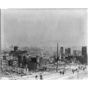  Devastated City,Telegraph Hill,After earthquake & Fire of 