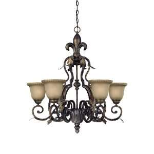  Jeremiah DEVEREAUX 6 LT CHANDELIER