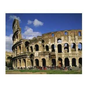 Low angle view of a coliseum, Colosseum, Rome, Italy Poster (24.00 x 