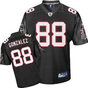  Atlanta Falcons Tony Gonzalez Replica Black Jersey Sports 