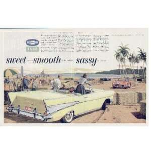   Smooth   Sassy  1957 Chevrolet Bel Air Convertible Ad, A4986