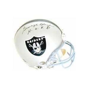 George Blanda Hall of Fame 81 Autographed Helmet  Sports 