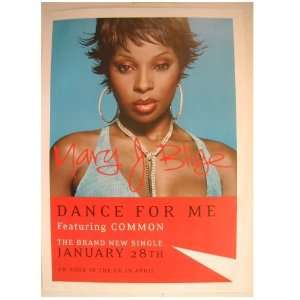  Mary J Blige Poster J. Dance for Me