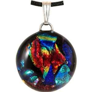  Urn Jewelry Dichroic Glass Round Arts, Crafts & Sewing