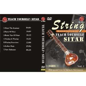   Sitar   Comprehensive 2 Volume Dvd Training Set Musical Instruments