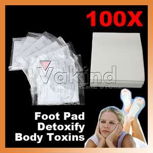 New 100x Detox Foot Pad Patch Detoxify Toxins Fresh B  