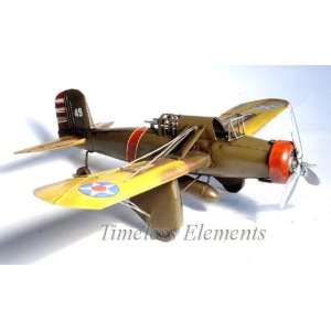  WWII Military Airplane Model, Aircraft Fly Tin Display 