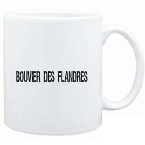  Mug White  Bouvier des Flandres  SIMPLE / CRACKED 
