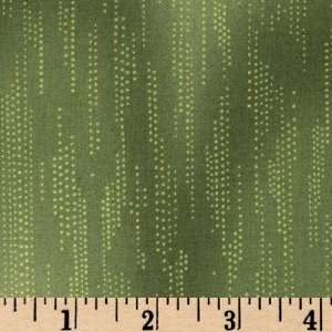  44 Wide Kimono Print Digitized Dot Green Fabric By The 