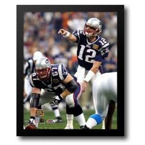  Tom Brady and Daniel Koppen   Super Bowl XXXVIII 12x14 