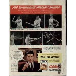  JOE DIMAGGIOS MIGHTY SWING  1942 CAMEL Cigarettes 