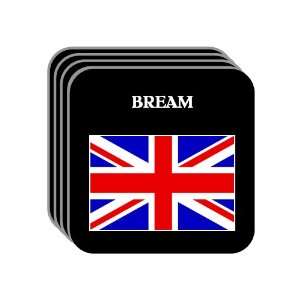  UK, England   BREAM Set of 4 Mini Mousepad Coasters 