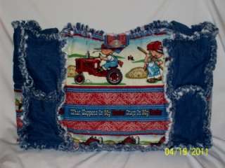 International Tractor Red Rag Quilt Tote Diaper Bag  