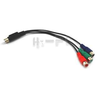 NEW 7 Pin S Video to 3 RCA RGB Component TV HDTV Cable  