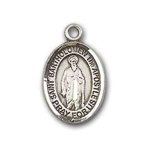   with St. Bartholomew the Apostle Charm and Arched Polished Pin Brooch