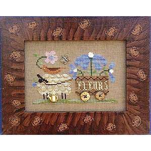  Delivering Fleurs   Cross Stitch Pattern Arts, Crafts 