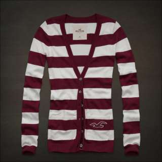 NWT Hollister by ABERCROMBIE & Fitch Dixon Lake Cardigan Sweater Shirt 